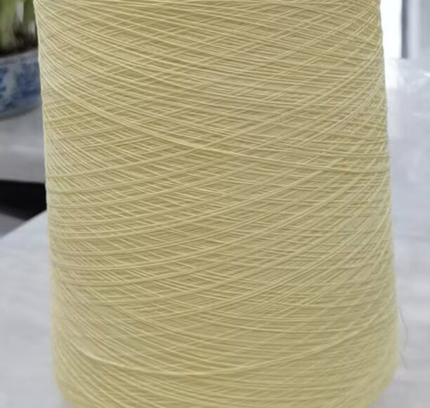 Rayon-nylon knitting yarn