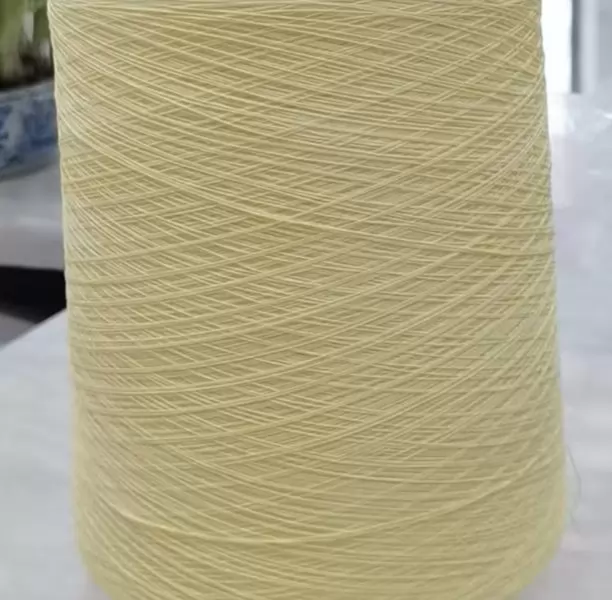 Rayon-nylon knitting yarn